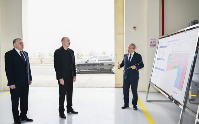 Prezident İlham Əliyev Sabirabadda getdi – FOTOLAR