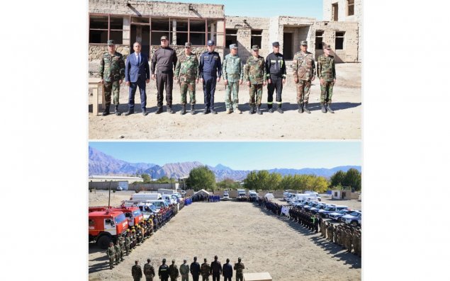 FHN Ordubadda kompleks mülki müdafiə təlimi keçirib