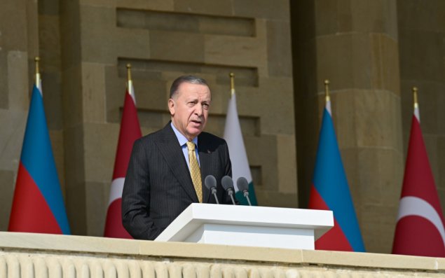 Ərdoğan: Zəfər Gününün 5-ci ildönümündə Azərbaycanda olmaqdan xoşbəxtəm