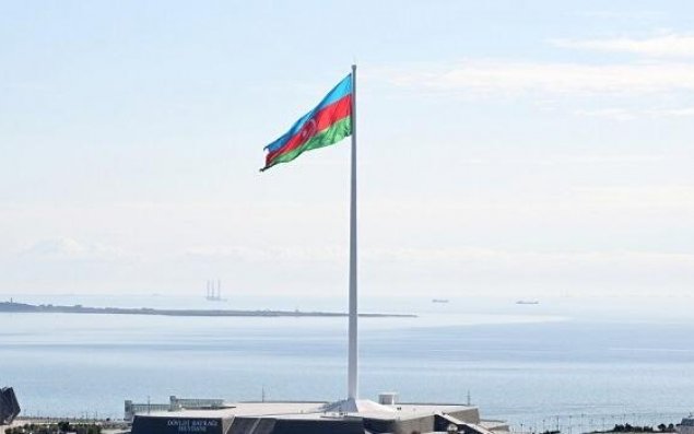 Azərbaycan Bayrağı ikinci dəfə ölçüsü ilə rekord qırdı