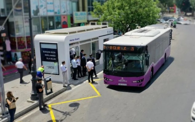 Avtobusun gəlmə vaxtına telefondan baxmaq olacaq