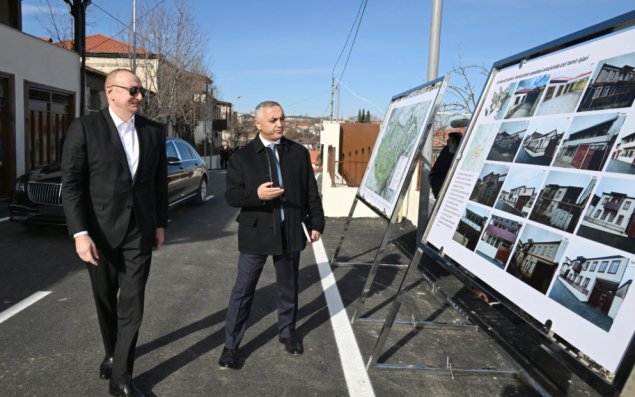 Prezident Xankəndiyə getdi