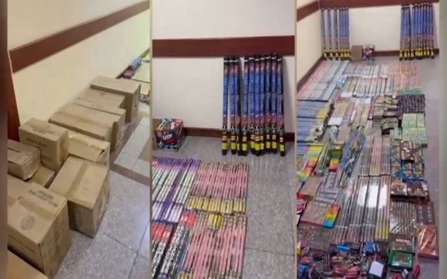 Abşeronda pirotexniki vasitələr satan şəxslər saxlanılıb