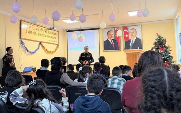 FHN xüsusi təhsil məktəbində maarifləndirmə tədbiri keçirdi