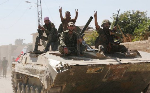 Suriya ordusu PKK/YPG-nin mövqelərini bombalayır