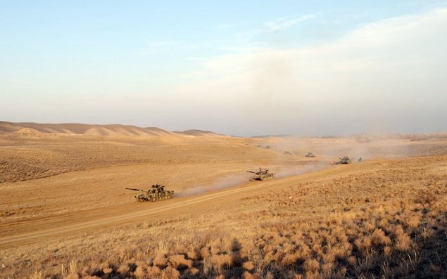 Azərbaycan Ordusunda taktiki təlim keçirilib