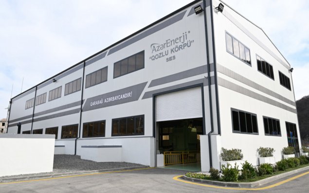 Prezident İlham Əliyev Ağdərədə “Qozlukörpü” SES-in açılışında iştirak edib