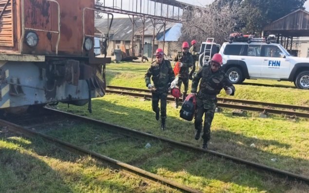 Nəqliyyat qəzalarında xilasetmə ilə bağlı təlim keçirilib