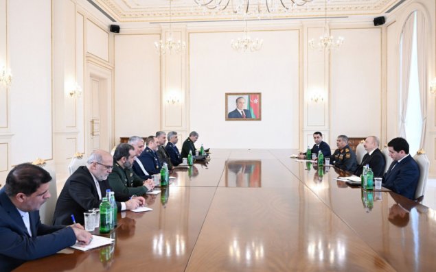 Prezident İlham Əliyev İranın müdafiə nazirini qəbul edib