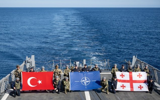 Gürcüstan və Türkiyə hərbçiləri NATO-nun dəniz təlimində iştirak ediblər