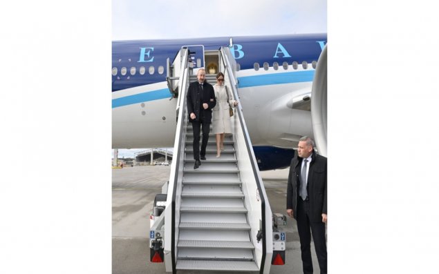 Prezident İlham Əliyev Almaniyaya səfərə gedib