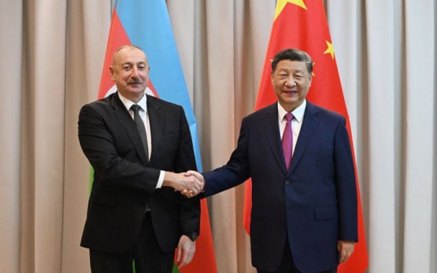 İlham Əliyev Çin liderini təbrik edib