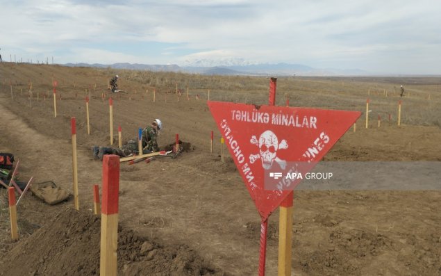 FHN Ağdamda minatəmizləmə əməliyyatları icra olunan ərazilərə media-tur təşkil edib - FOTO