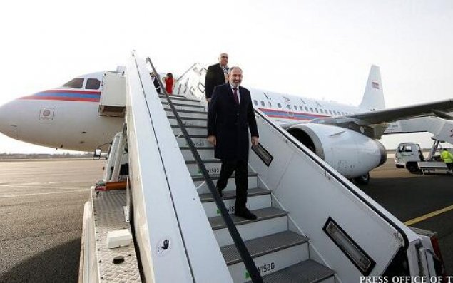 Paşinyan ABŞ-a getdi