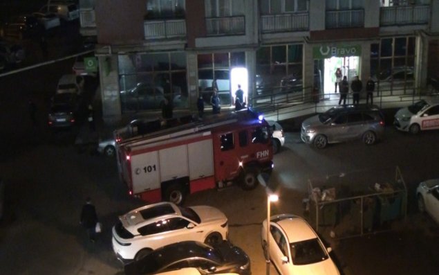 FHN şərti yanğın təlimi keçirib - VİDEO