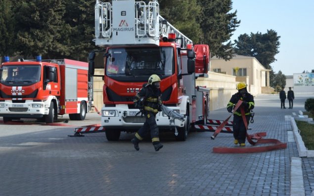 FHN Hərbi Liseydə təlim keçirib - VİDEO