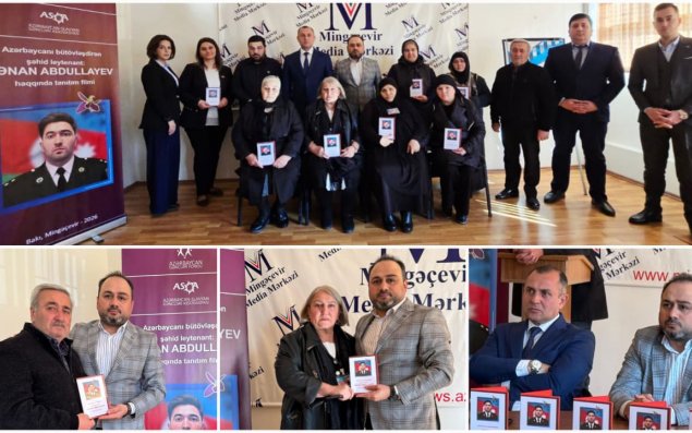 ASGA Şəhid KƏNAN ABDULLAYEV haqqında tanıtım filmini təqdim etdi: GƏNCLƏR FONDUNUN DƏSTƏYİ İLƏ (FOTO+VİDEO)