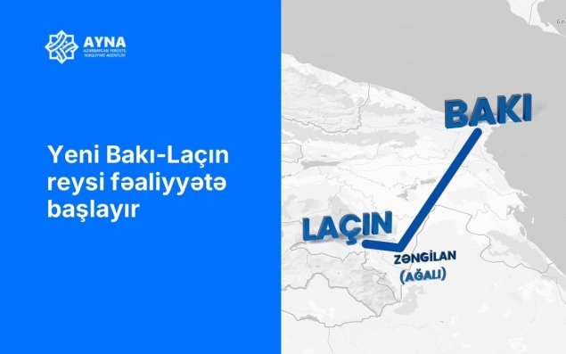 Bakı-Laçın reysi üzrə ilk avtobus yola düşüb