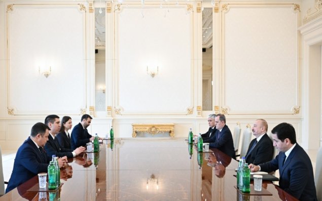 Prezident İlham Əliyev Moldova xarici işlər nazirini qəbul edib