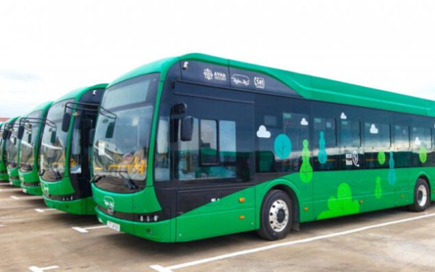 Azərbaycana 29 milyon manatlıq elektrobuslar GƏTİRİLDİ