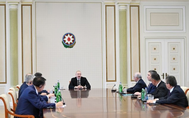 Prezident onları qəbul etdi - Foto