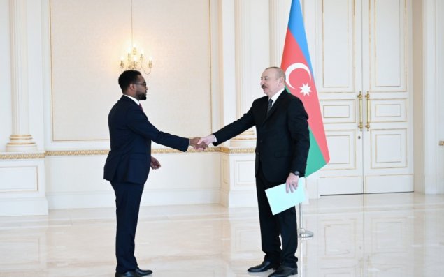 Prezident İlham Əliyev Somalinin yeni səfirini qəbul edib