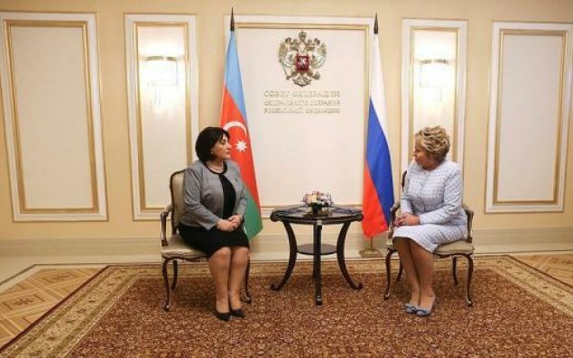 Sahibə Qafarova Matviyenko ilə görüşdü: AZAL təyyarəsi...