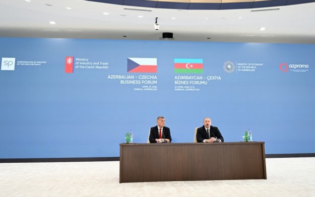 Qəbələdə Azərbaycan-Çexiya biznes-forumu keçirilib