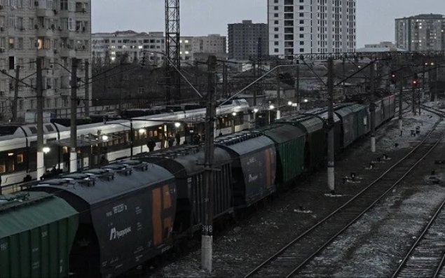 Azərbaycandan keçməklə Ermənistana taxıl göndərildi