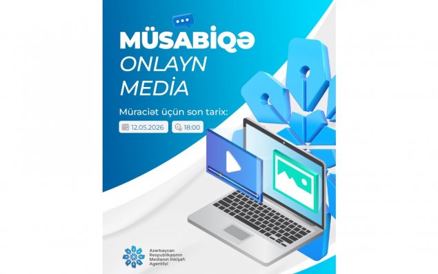 MEDİA onlayn media subyektlərinə dəstək üçün müsabiqə elan edib