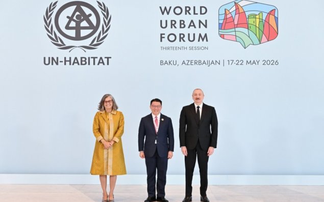 Bakıda WUF13-ün açılış mərasimi keçirilir, Prezident İlham Əliyev tədbirdə iştirak edir - CANLI