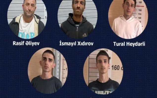 5 nəfərlik oğurluq şəbəkəsi ifşa olundu - Video