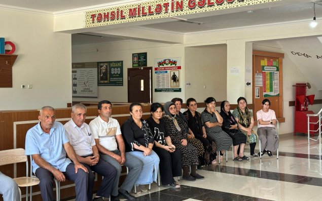 Fəzail İbrahimli Masallıda seçicilərlə görüş keçirib və vətəndaşları qəbul edib