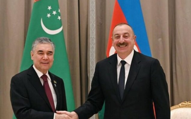 İlham Əliyev Qurbanqulu Berdiməhəmmədova təşəkkür etdi