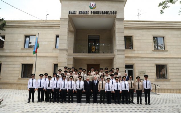 Bakı Hərbi Prokurorluğunun inzibati binasının açılışı olub