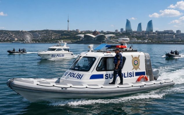 Su polisi dəniz sahilində narkotikə qarşı əməliyyat keçirib - VİDEO