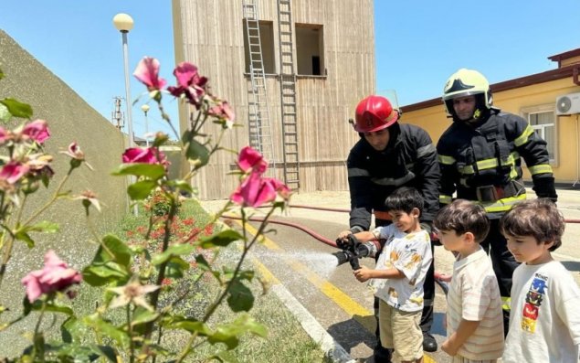 Dövlət Yanğından Mühafizə Xidməti “açıq qapı günü” keçirib