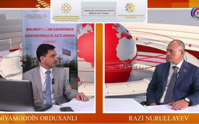 Millət vəkili Razi Nurullayev QHT-nin icra etdiyi layihə ilə bağlı Cəbhə TV-nin qonağı olub