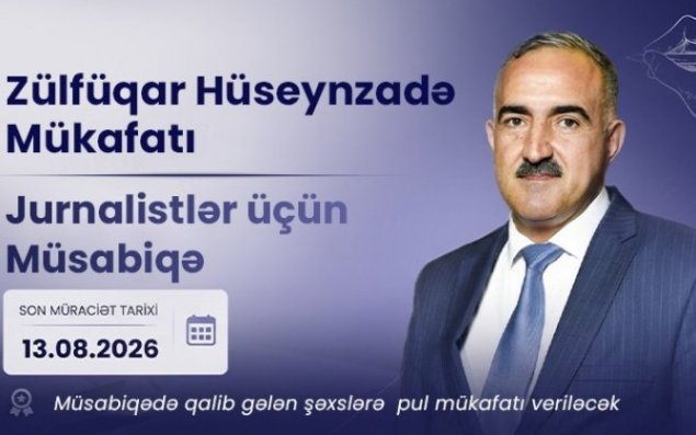 Jurnalistlər üçün müsabiqə başladı - 1000 manat mükafat