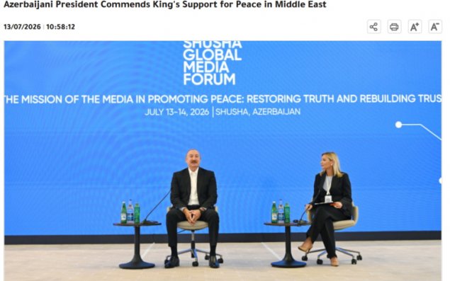 Şuşa Forumu dünya mediasında