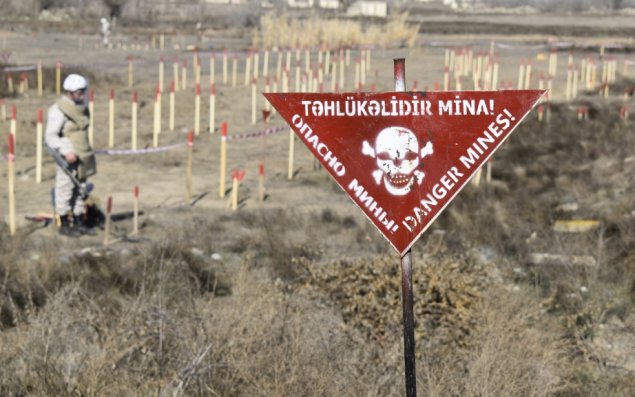 Azad edilmiş ərazilərdə indiyədək 287 385 ha minadan təmizlənib