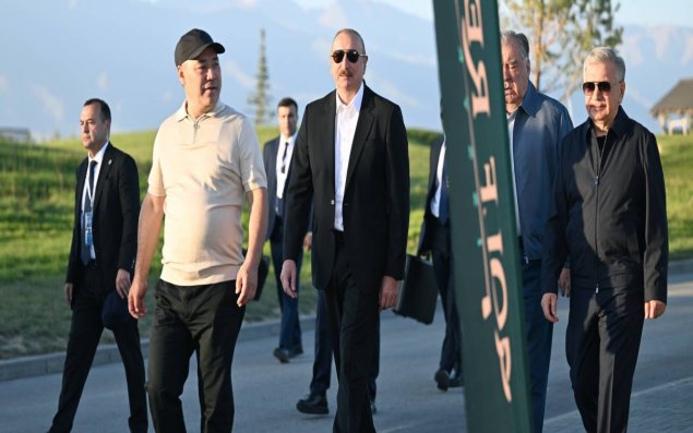 Prezident İlham Əliyev Çolpon-Ata şəhərində Qolf Klubun açılışında iştirak edib