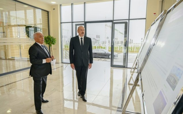 Prezident İlham Əliyev “Yeni Səngəçal” yarımstansiyasının açılışında iştirak edib