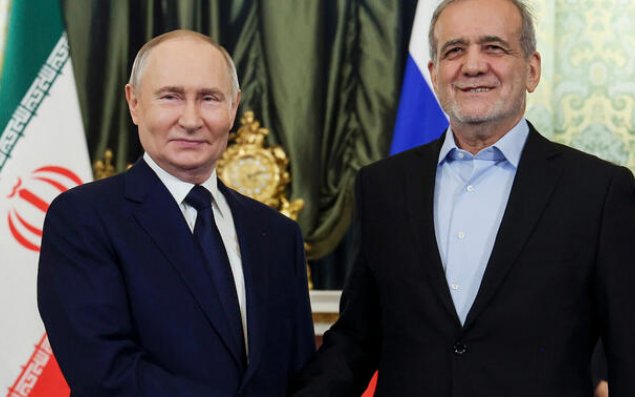 Pezeşkian və Putin Bişkekdə görüşəcək