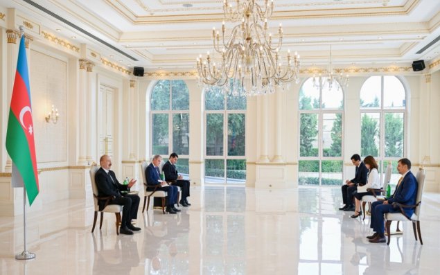 Prezident İlham Əliyev BMT-nin Azərbaycanda yeni təyin olunmuş rezident əlaqələndiricisini qəbul edib
