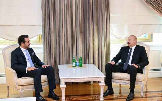 Prezident İlham Əliyev Müsəlman Ağsaqqalları Şurasının baş katibini qəbul edib