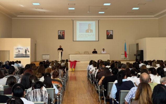 FHN-in Gəncə Regional Mərkəzi mülki müdafiə kursları keçirib