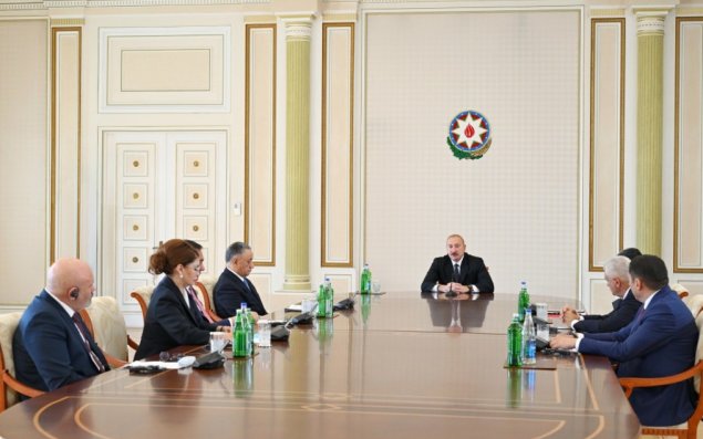 Prezident İlham Əliyev TDT-yə üzv ölkələrin təhlükəsizlik üzrə rəhbər şəxslərini qəbul edib