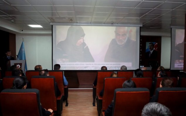 HAVA NƏQLİYYATINDA BAŞ GÖMRÜK İDARƏSİNDƏ 27 SENTYABR – ANIM GÜNÜNƏ HƏSR OLUNMUŞ TƏDBİR KEÇİRİLİB