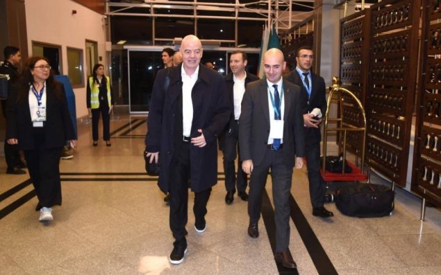 FIFA prezidenti Canni İnfantino Bakıya gəlib